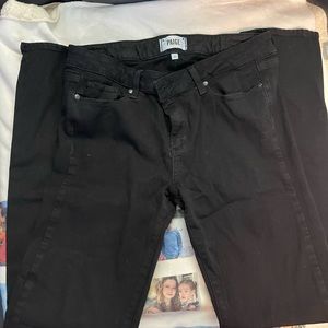 Paige black skinny jeans size 31